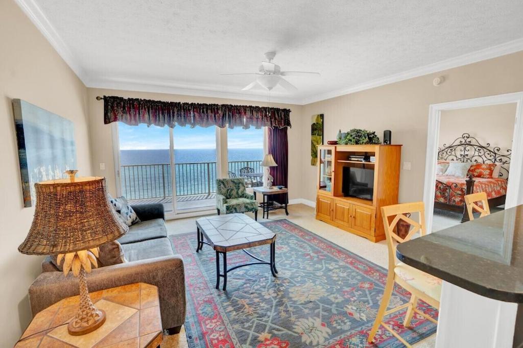 Treasure Island 707 - Gulf Front, Sunset Views, Heated Resort Pool & Hot Tub! Panama City Beach Exterior photo